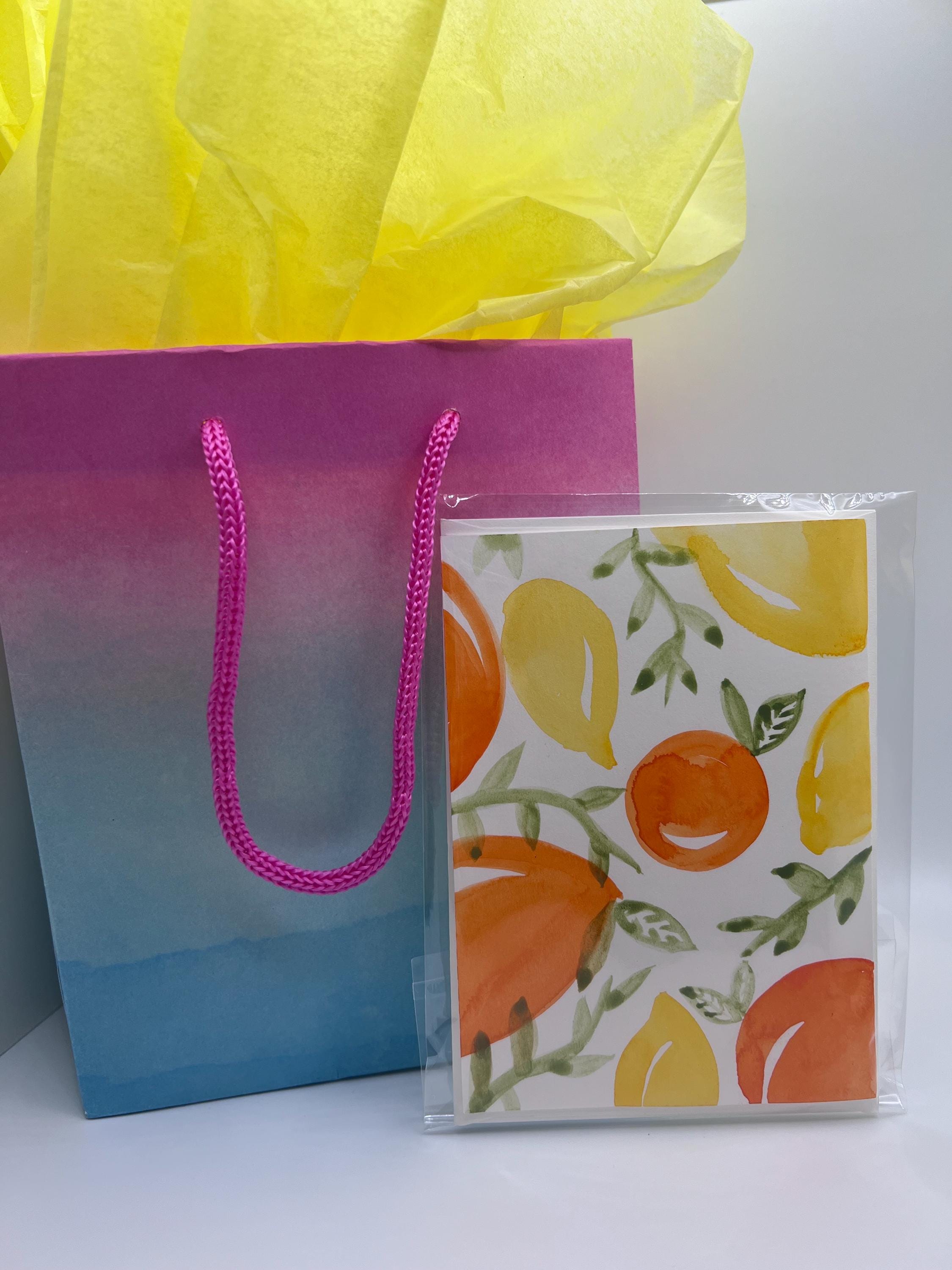 Hand Painted Watercolor Greeting Card With Envelope - Blank Inside ...