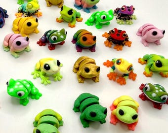 Frogs - Random Mini Articulated Animals -