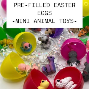 Fertig befüllte Ostereier - Mini Gliedertiere