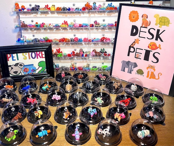 DESK PETS for Classroom- 30 Pack of Desk Pet Animals for Students