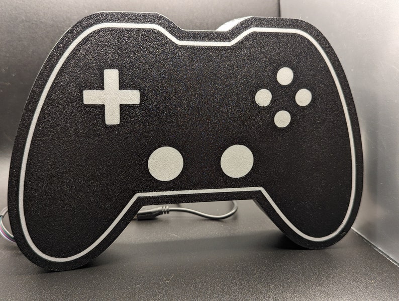 Video Game Controller Wall/desk Light Etsy
