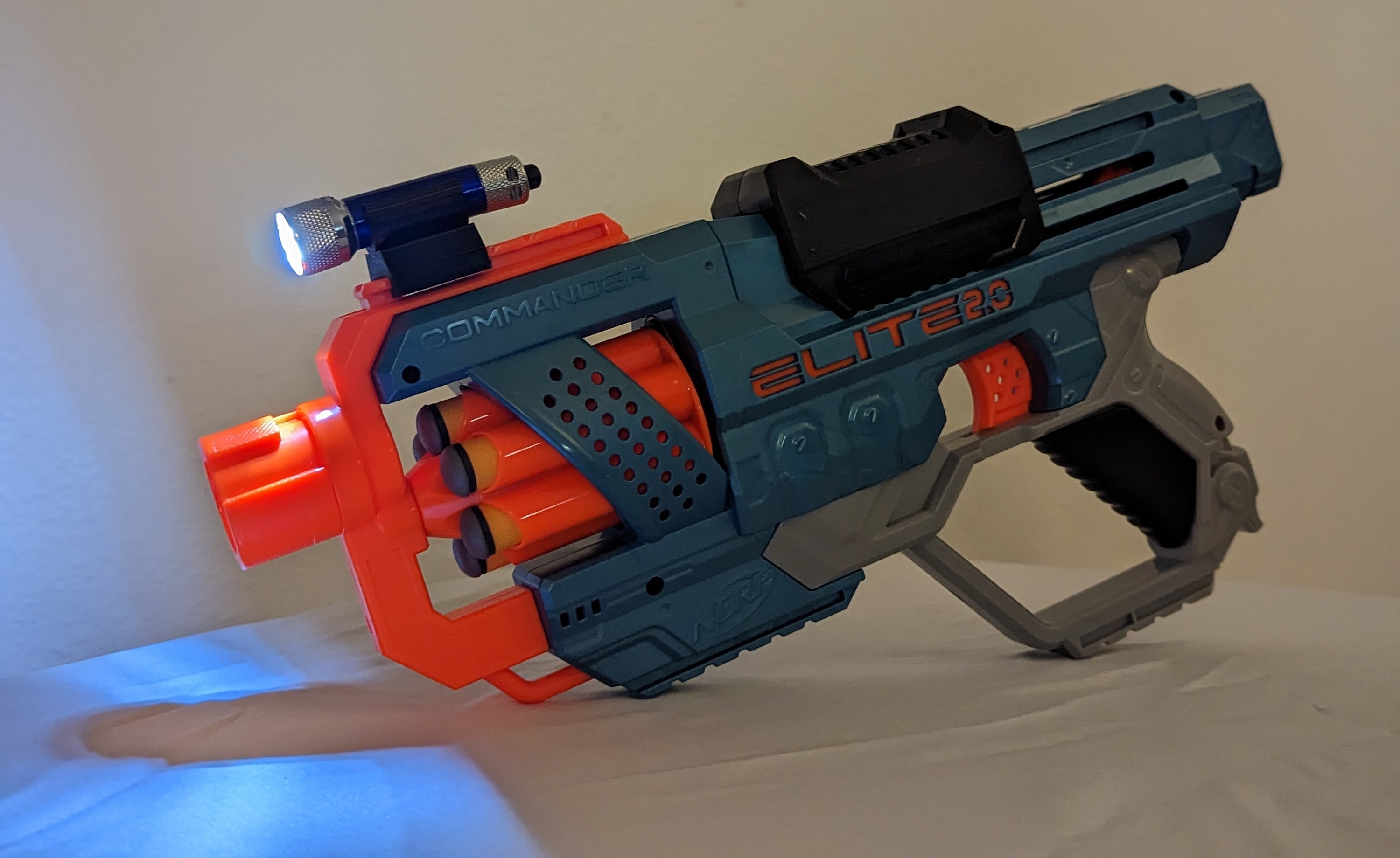 Nerf Tactical Flashlight Mount Etsy