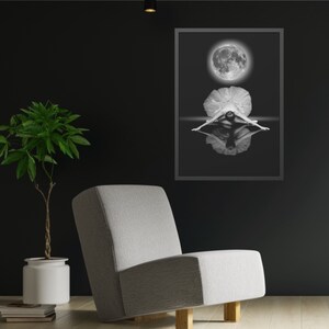 Ballerina Wall Décor | Ballet Dancer Framed Fine Art | Black and White Ballerina Wall Art  | Gift for Ballet Lover | Housewarming Gift