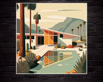 Palm Springs - Architecture Illustration #9