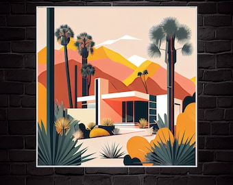 Palm Springs - Architecture Illustration #1
