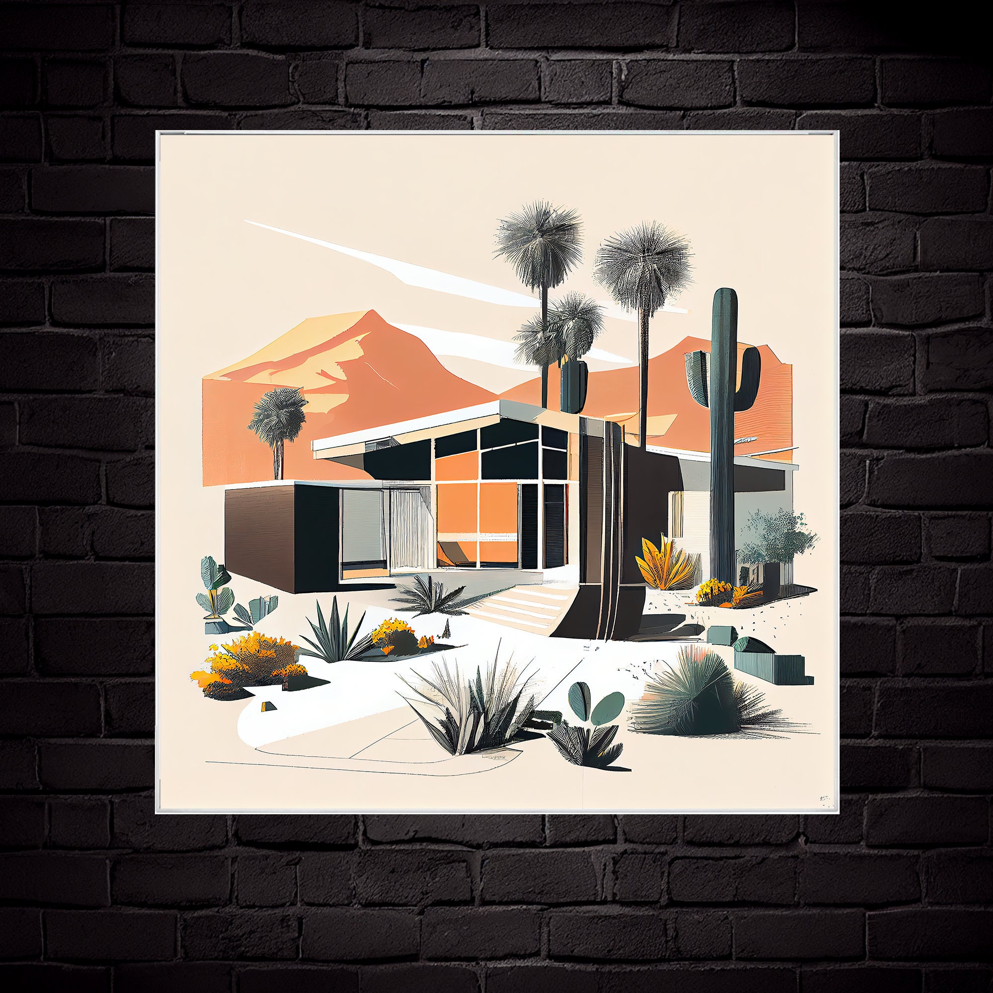 Palm Springs - Architecture Illustration #7