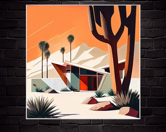 Palm Springs - Architecture Illustration #5