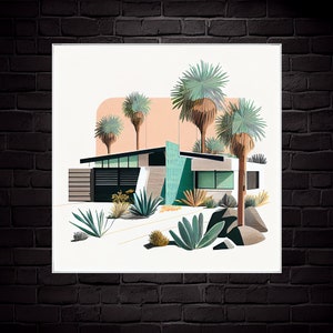 Palm Springs - Architektur Illustration #10