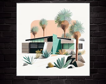 Palm Springs - Architecture Illustration #10