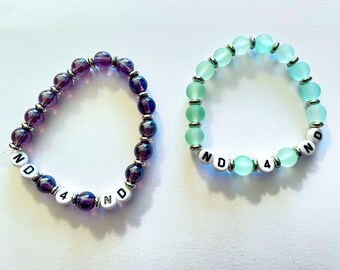 ND4ND Beaded Stretch Bracelet