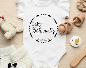 Macacão Boho para Bebê, Macacão com Nome para Bebê, Macacão Personalizado para Bebê, Anúncio de Gravidez, Presente para Anúncio de Bebê Ocidental, Macacão Personalizado Unissex