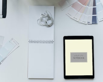 Digital Notebook, Goodnotes Notebook, Minimalist