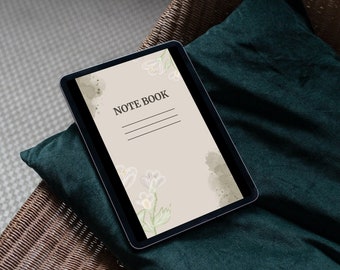 Digital Notebook, Goodnotes Notebook, Minimalist