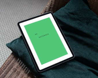 Digital Notebook, Goodnotes Notebook, Minimalist