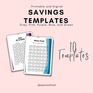 Printable A4 Savings Challenge Bundle Cash Envelope Insert A4 Saving Tracker A4 Binder Insert A4 Budget Binder A4 Cash Binder Sinking Fund