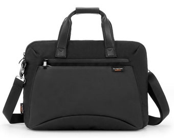 Herren-Laptoptasche mit großer Kapazität, wasserdichter Business-Laptop, Aktentasche für 13 bis 16 Zoll Macbook Herren-Laptoptasche