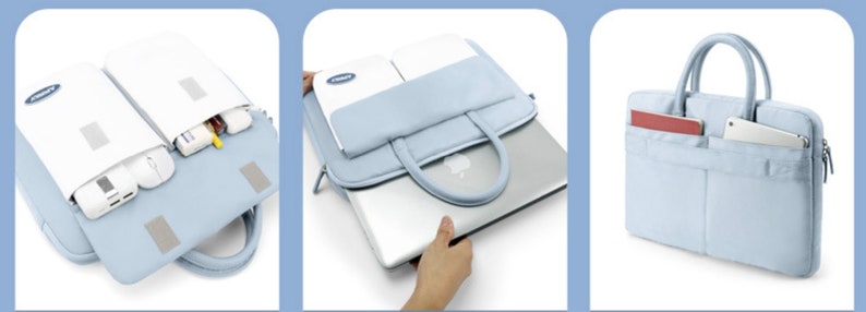 Sacoche pour ordinateur portable originale pour femme, sac messager pour iPad ou ordinateur portable Sacoche pour ordinateur portable femme pour macbook. Étui de transport étanche pour ordinateur portable MacBook image 6