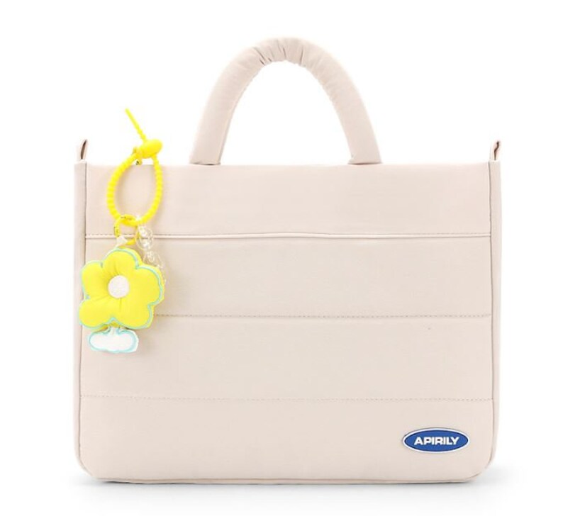 Laptoptasche für Damen Handgenähte Laptoptasche für Mädchen Sommer MacBook-Tasche Handgenähte Laptoptasche für Damen. Beige