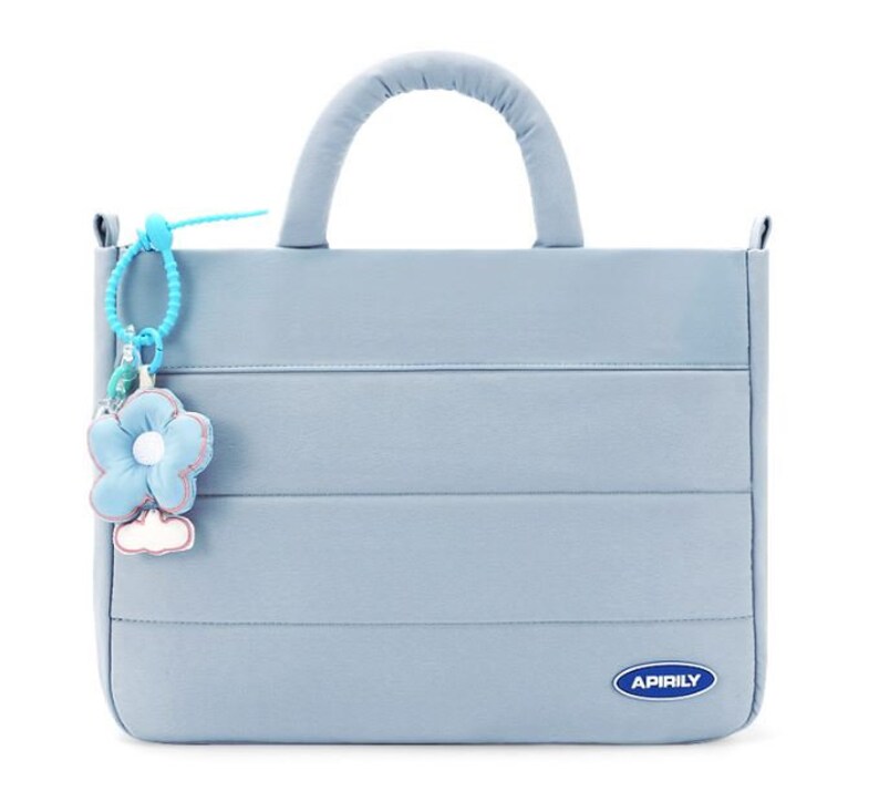 Laptoptasche für Damen Handgenähte Laptoptasche für Mädchen Sommer MacBook-Tasche Handgenähte Laptoptasche für Damen. Grey