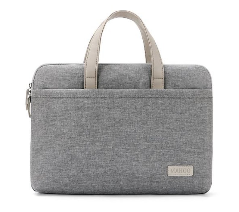 Laptop Bag Hand Stitched Laptop Tablet Bag Lightweight Laptop Bag Waterproof laptop tablet bag. Laptop Briefcase. Grey