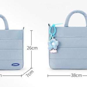 fourre-tout pour ordinateur portable pour femme Sac pour ordinateur portable pour fille cousu main Sac MacBook d'été Sacoche pour ordinateur portable pour femme cousue main. image 10