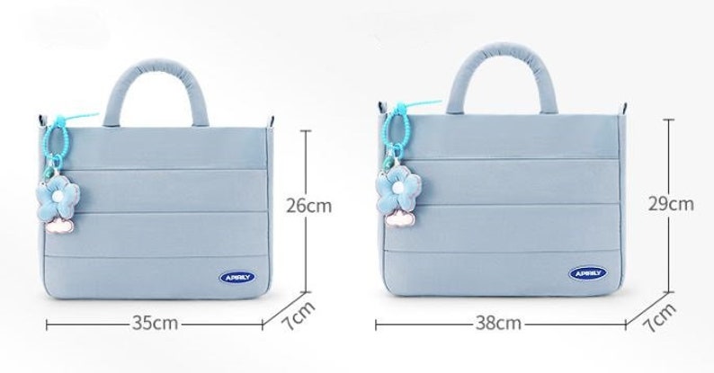 fourre-tout pour ordinateur portable pour femme Sac pour ordinateur portable pour fille cousu main Sac MacBook d'été Sacoche pour ordinateur portable pour femme cousue main. image 10