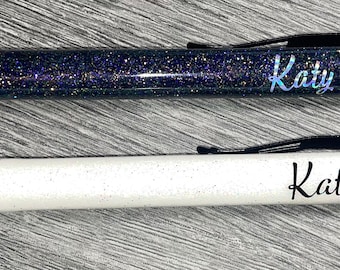 Pen light with clip glitter personalized EMT Nurse Vet Tech