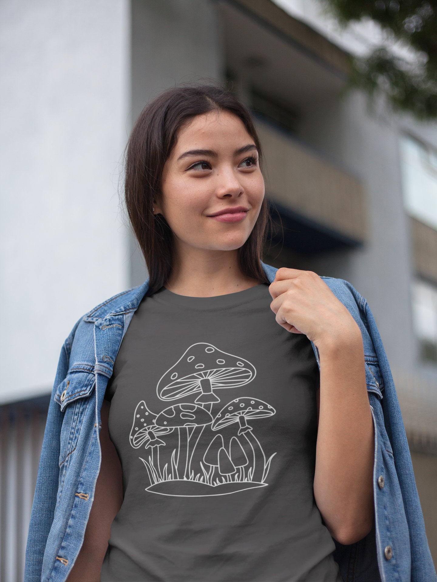 Mushroom T-shirt Mushroom Shirt Botanical Shirt Nature - Etsy Canada