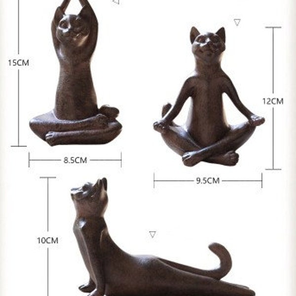 Yoga Cat Etsy