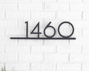 Minimal Address Plaque/House Numbers