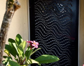 Personalized Entry Metal Door | Decorative Laser Cut | Custom Designed