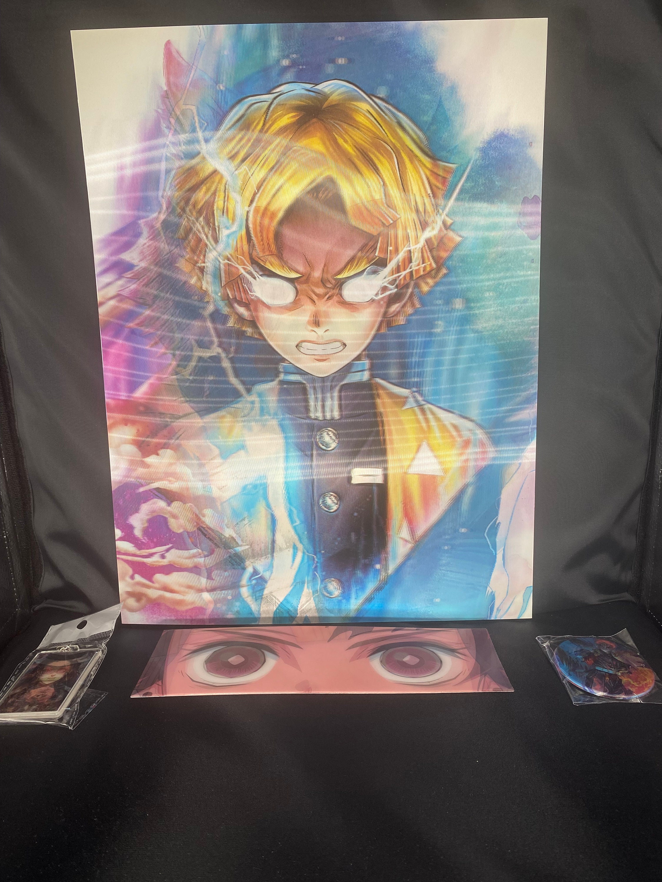 GIFT PACK - Tanjiro, Inosuke, Nezuko, Zenitsu 3D Poster, Muzan 3D ...