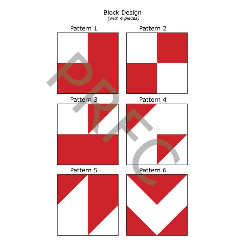 60 Block Design Test Patterns Practice for IQ Test, BDT, Wais-iv or ...