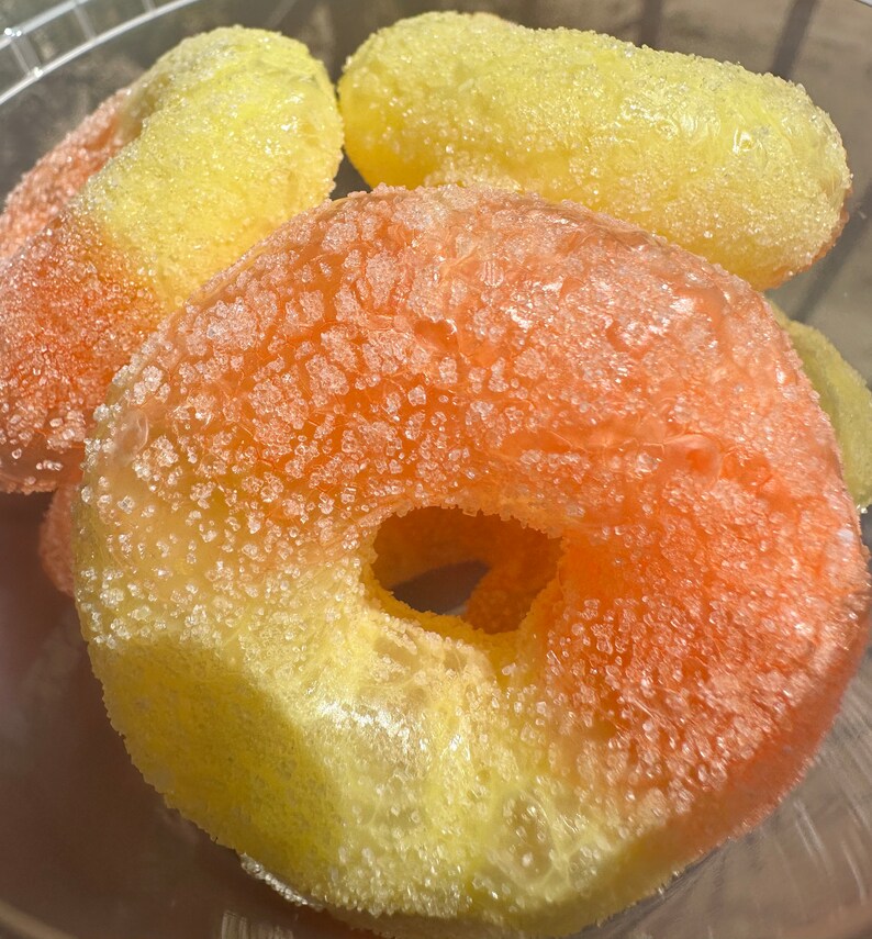 Freeze Dried Peach Rings Freeze Dried Peach Ring Gummies Fun Freeze