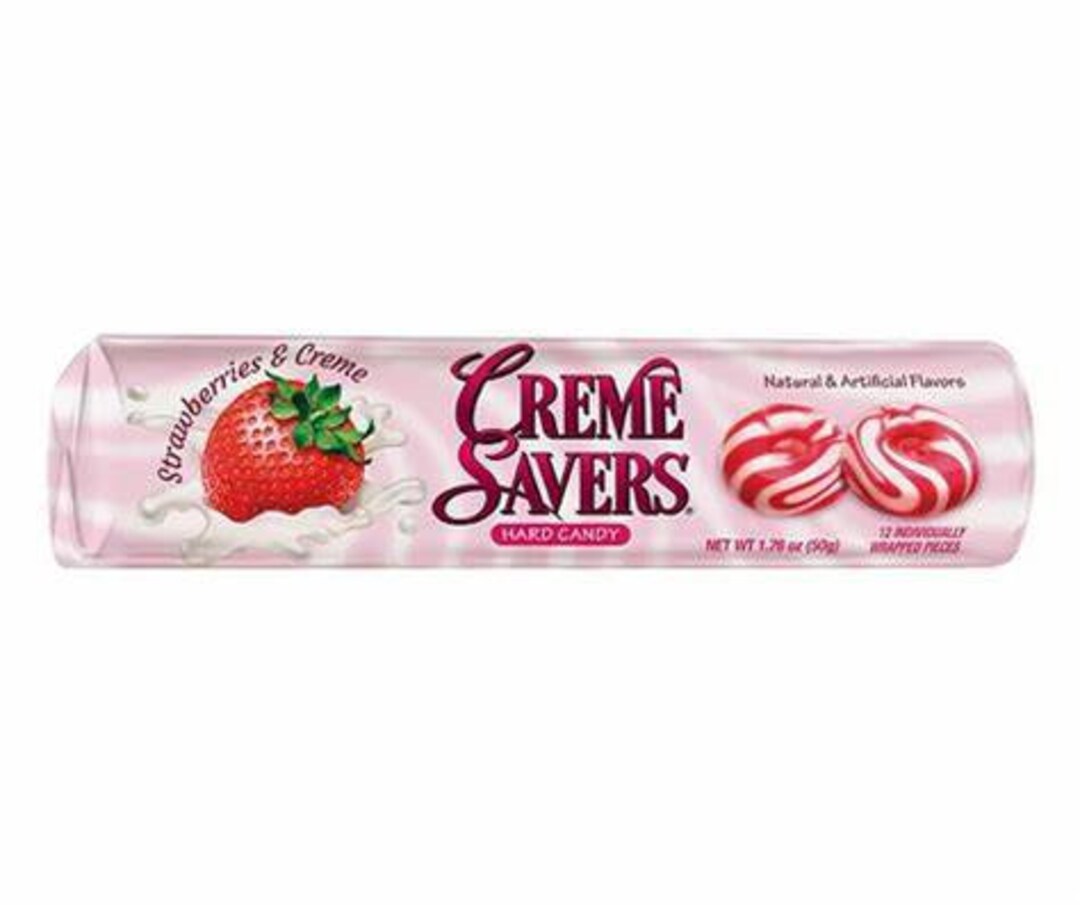 Strawberry Creme Savers Cream Savers Roll Strawberry Creme Etsy Australia