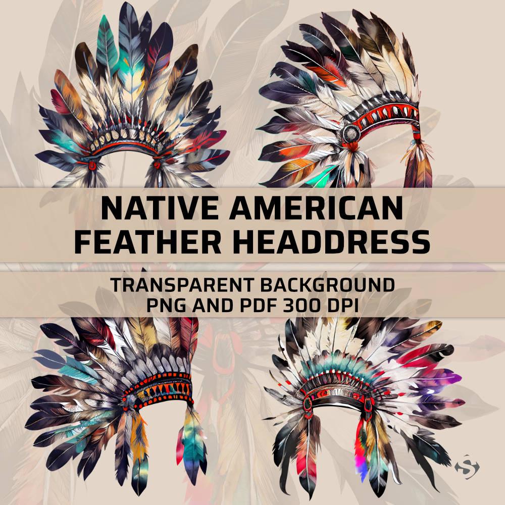 Capo Teschio Indiano Nativo Americano Con Cappello Di Piume Illustrazione Vettoriale Capo Teschio Indiano Nativo Americano Con Cappello Di Piume Illustrazione Vettoriale