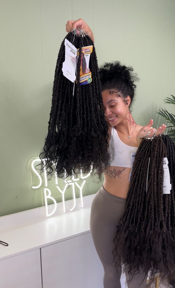 Boho Loc Set 54 Crochet Locs Etsy