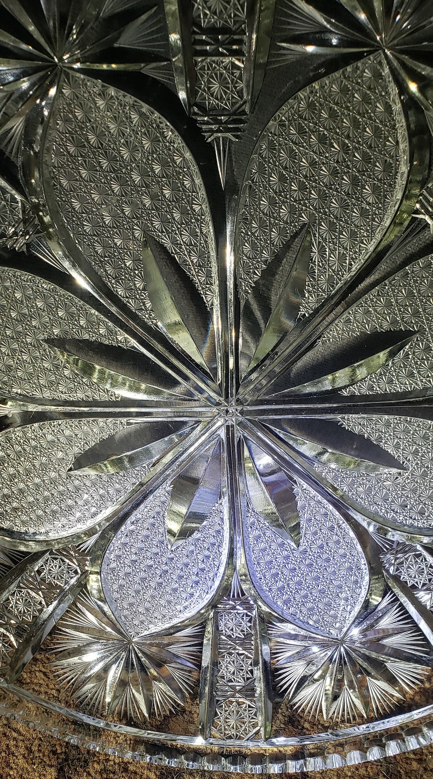 Lead Crystal Serving Platter Etsy