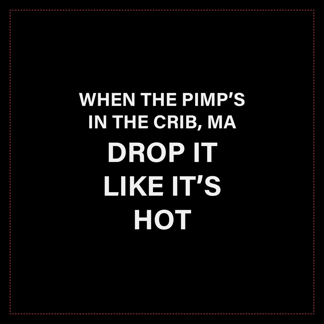 Pimp in Crib Inspirational Poster Etsy