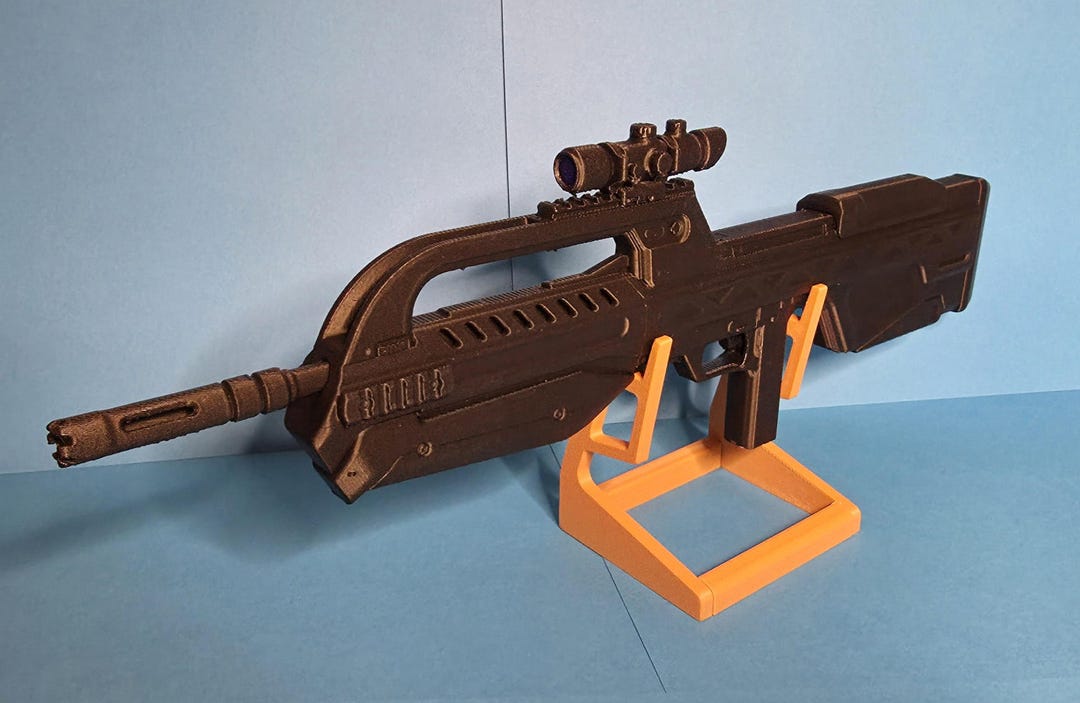 Halo Battle Rifle Miniature Model With Stand - Etsy