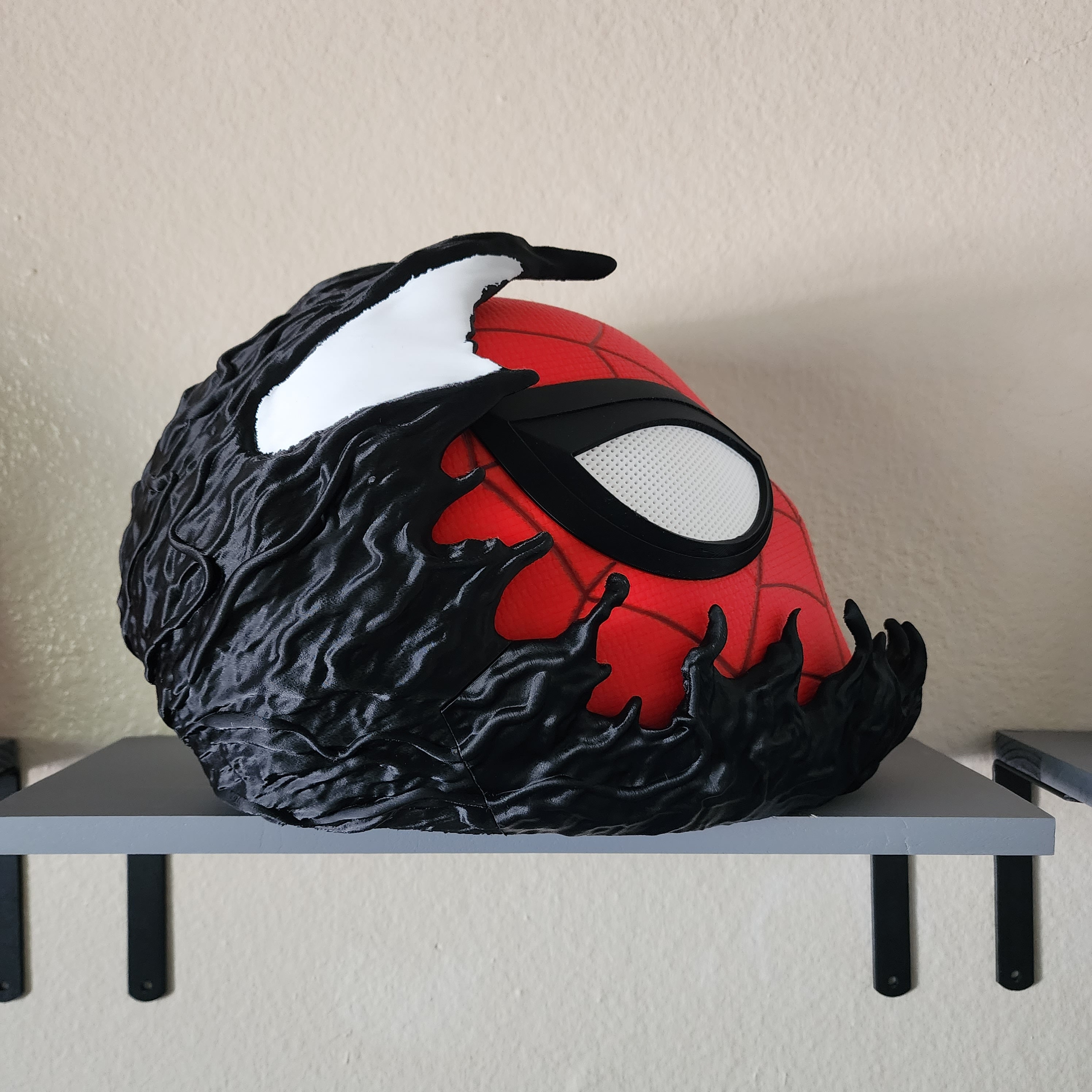 Spider-man Becoming Venom 3D Printed Helmet - Etsy