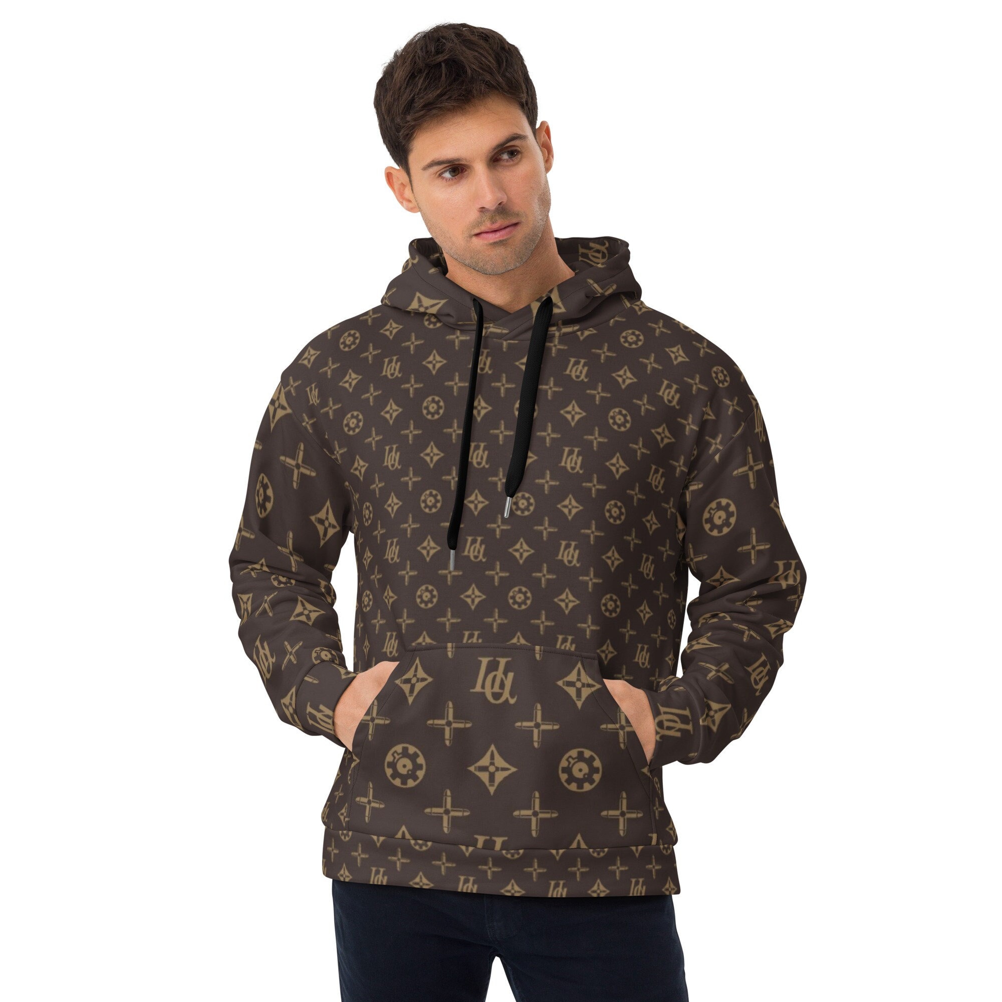 Louis Vuitton LV Monogram Hoodie Sweatpants Pants Luxury Clothing