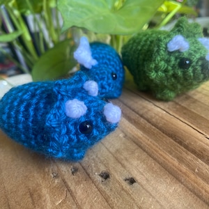 Triceratops and Stegosaurus Dinosaur Amigurumi
