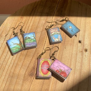 Nerdy Book Earrings