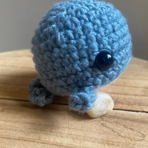 Ballena azul amigurumi — Ballena de crochet