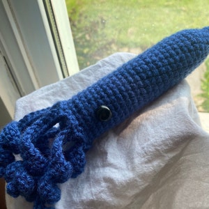 Amigurumi squid—crochet squid