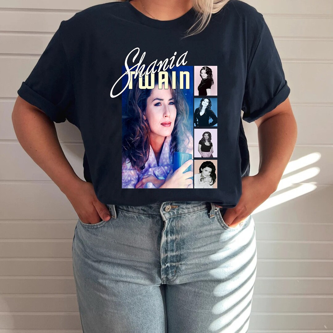 Shania Twain 90s Shirt Shania Twain Vintage Tshirt Retro Etsy