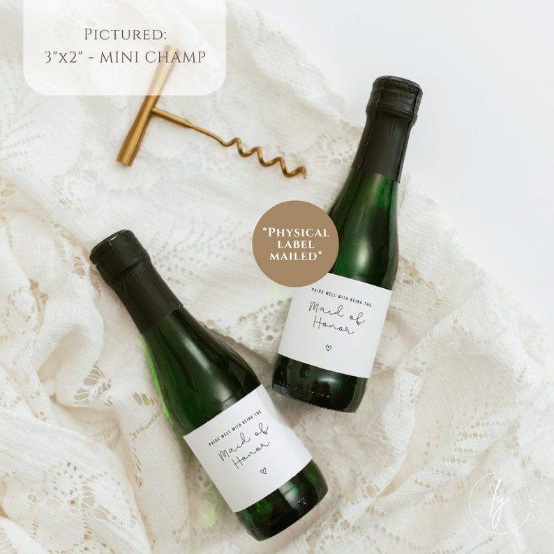 Pairs Well With Being Maid of Honor Maid of Honor Proposal Bridesmaid