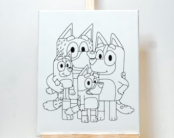 Color Your Own Canvas | Paint Party | Party Activity | Party Favor | Arts and Crafts