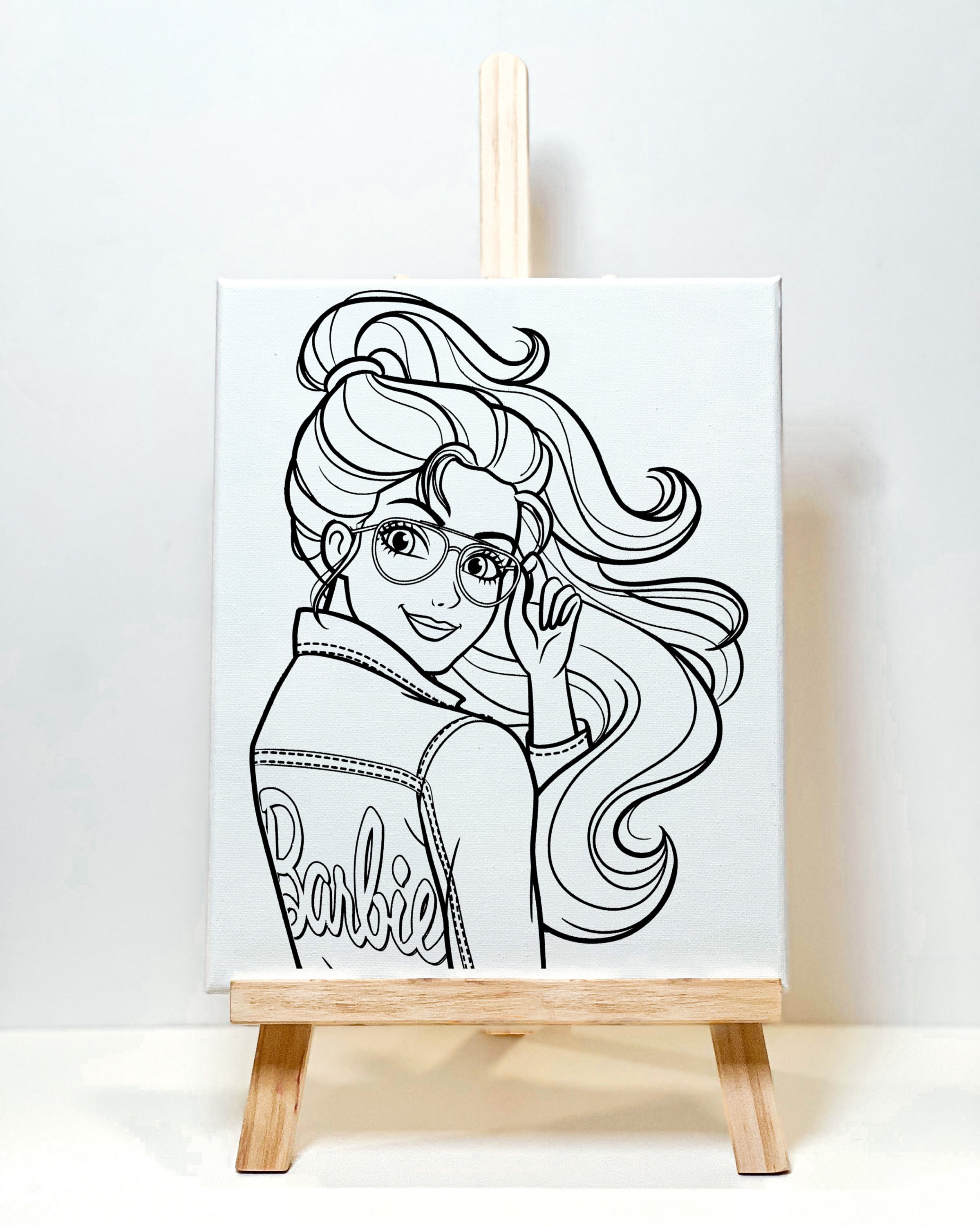 Barbie doll pencil drawing sale